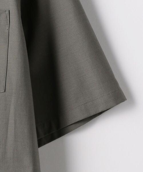 green label relaxing(グリーンレーベルリラクシング)の「<green label relaxing>トリコットコード ジャストルーズ 半袖 シャツ(シャツ/ブラウス・メンズ・ブラック/オリーブ/モカ・SMALL/MEDIUM/LARGE)」の17枚目の写真