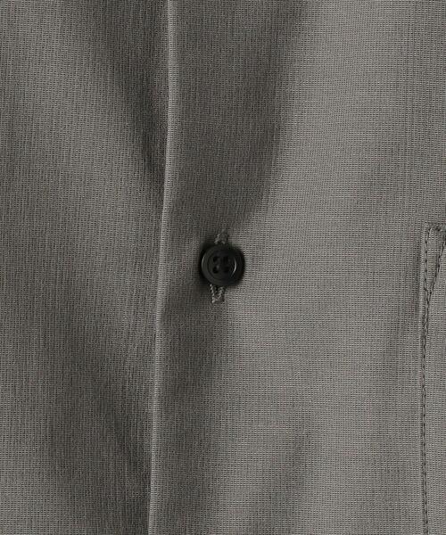 green label relaxing(グリーンレーベルリラクシング)の「<green label relaxing>トリコットコード ジャストルーズ 半袖 シャツ(シャツ/ブラウス・メンズ・ブラック/オリーブ/モカ・SMALL/MEDIUM/LARGE)」の10枚目の写真