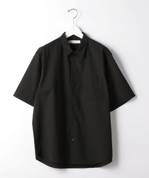 green label relaxing(グリーンレーベルリラクシング)の「<green label relaxing>トリコットコード ジャストルーズ 半袖 シャツ(シャツ/ブラウス・メンズ・ブラック/オリーブ/モカ・SMALL/MEDIUM/LARGE)」の8枚目の写真