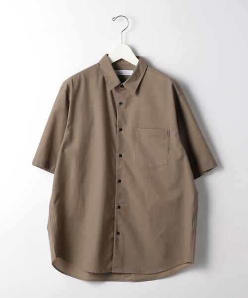 green label relaxing(グリーンレーベルリラクシング)の「<green label relaxing>トリコットコード ジャストルーズ 半袖 シャツ(シャツ/ブラウス・メンズ・ブラック/オリーブ/モカ・SMALL/MEDIUM/LARGE)」の22枚目の写真