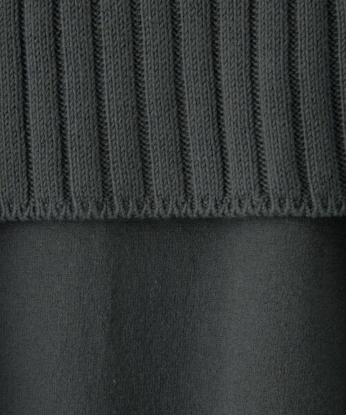 EMMEL REFINES（エメルリファインズ）の「＜EMMEL REFINES（エメル リファインズ）＞EM ケープ付き マルチウェイニット（ニット/セーター・レディース・ブラック/ダークグレー/ナチュラル・FREE）」の15枚目の写真