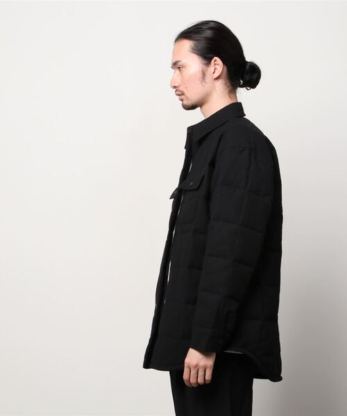 FIDELITY(フィデリティ)の「【FIDELITY フィデリティ】MEN'S ETERMIN REGULAR CPO DOWN PLAIN(ダウンジャケット/コート・メンズ・ブラック・MEDIUM/SMALL/LARGE)」の2枚目の写真