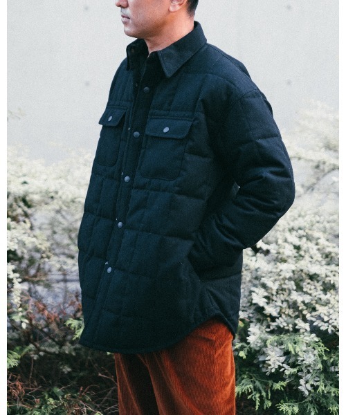 FIDELITY(フィデリティ)の「【FIDELITY フィデリティ】MEN'S ETERMIN REGULAR CPO DOWN PLAIN(ダウンジャケット/コート・メンズ・ブラック・MEDIUM/SMALL/LARGE)」の1枚目の写真