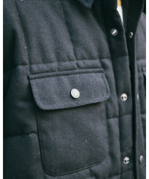 FIDELITY(フィデリティ)の「【FIDELITY フィデリティ】MEN'S ETERMIN REGULAR CPO DOWN PLAIN(ダウンジャケット/コート・メンズ・ブラック・MEDIUM/SMALL/LARGE)」の5枚目の写真
