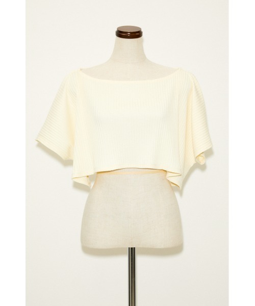 THROW by SLY(スローバイスライ)の「THROW LAYERED DESIGN TOPS レイヤードデザイン トップス(Tシャツ/カットソー・レディース・ホワイト/ブラック/グリーン・FREE)」の16枚目の写真