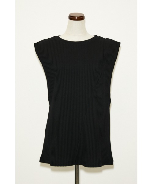 THROW by SLY(スローバイスライ)の「THROW LAYERED DESIGN TOPS レイヤードデザイン トップス(Tシャツ/カットソー・レディース・ホワイト/ブラック/グリーン・FREE)」の8枚目の写真