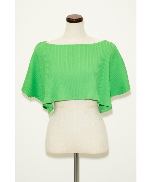THROW by SLY(スローバイスライ)の「THROW LAYERED DESIGN TOPS レイヤードデザイン トップス(Tシャツ/カットソー・レディース・ホワイト/ブラック/グリーン・FREE)」の15枚目の写真