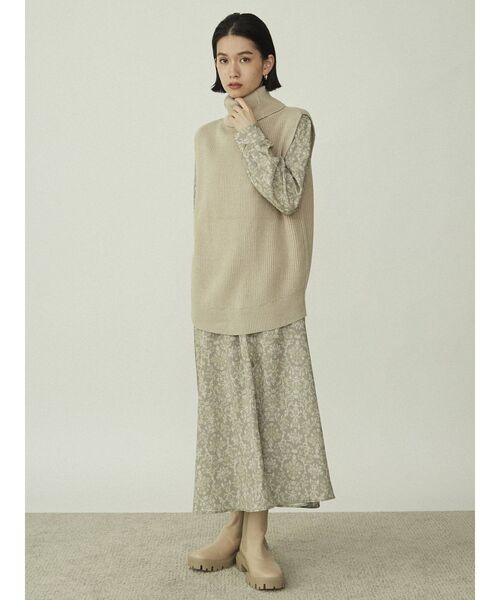 COTORICA（コトリカ）の「オフタートルベスト×フレアーシャツワンピース（ワンピース・レディース・オフホワイト/ブラウン/その他/その他1・FREE）」の12枚目の写真