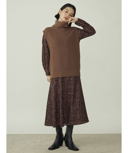 COTORICA（コトリカ）の「オフタートルベスト×フレアーシャツワンピース（ワンピース・レディース・オフホワイト/ブラウン/その他/その他1・FREE）」の21枚目の写真