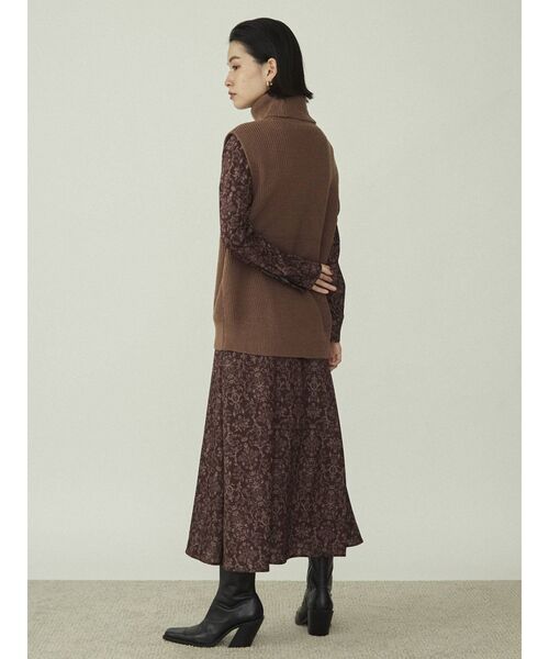 COTORICA（コトリカ）の「オフタートルベスト×フレアーシャツワンピース（ワンピース・レディース・オフホワイト/ブラウン/その他/その他1・FREE）」の10枚目の写真