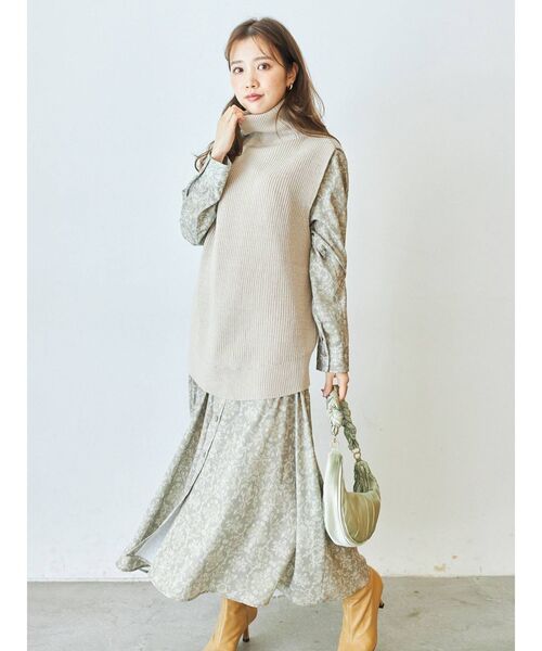 COTORICA（コトリカ）の「オフタートルベスト×フレアーシャツワンピース（ワンピース・レディース・オフホワイト/ブラウン/その他/その他1・FREE）」の18枚目の写真