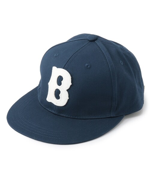 BASECONTROL(ベースコントロール)の「◆KIDS Bワッペン ツイルベースボールキャップ(キャップ・キッズ・ネイビー/ブラック/ダークグレー/ライトベージュ/ブラック系8/ダークグリーン系8・99)」の6枚目の写真