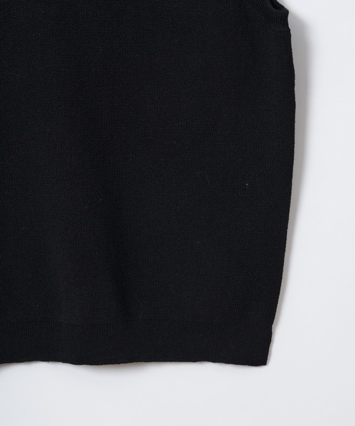 CIAOPANIC(チャオパニック)の「強撚コットンニットベスト(ニット/セーター・メンズ・ブラック/ブラウン/ボルドー・MEDIUM/LARGE)」の9枚目の写真