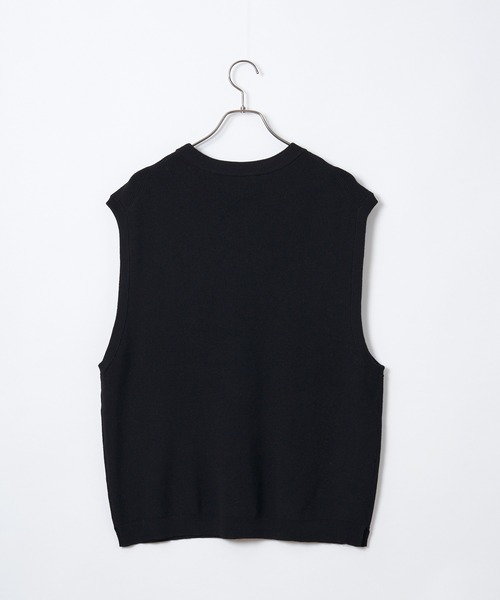 CIAOPANIC(チャオパニック)の「強撚コットンニットベスト(ニット/セーター・メンズ・ブラック/ブラウン/ボルドー・MEDIUM/LARGE)」の10枚目の写真