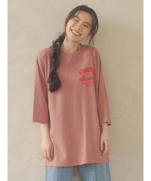 Green　Parks（グリーンパークス）の「■RUSSELL ATHLETIC プリントロンT＊（Tシャツ/カットソー・レディース・チャコールグレー/ピンク/アイボリー/ラベンダー・FREE）」の20枚目の写真