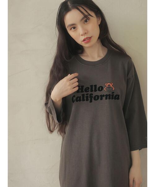 Green　Parks（グリーンパークス）の「■RUSSELL ATHLETIC プリントロンT＊（Tシャツ/カットソー・レディース・チャコールグレー/ピンク/アイボリー/ラベンダー・FREE）」の15枚目の写真