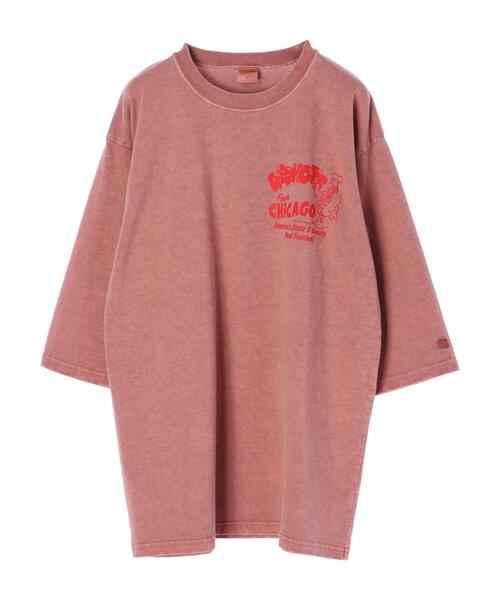 Green　Parks（グリーンパークス）の「■RUSSELL ATHLETIC プリントロンT＊（Tシャツ/カットソー・レディース・チャコールグレー/ピンク/アイボリー/ラベンダー・FREE）」の8枚目の写真