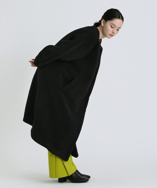 select MOCA(セレクトモカ)の「2021 AW ロングボアコート(その他アウター・レディース・ブラック/ネイビー/ライトベージュ・FREE)」の15枚目の写真