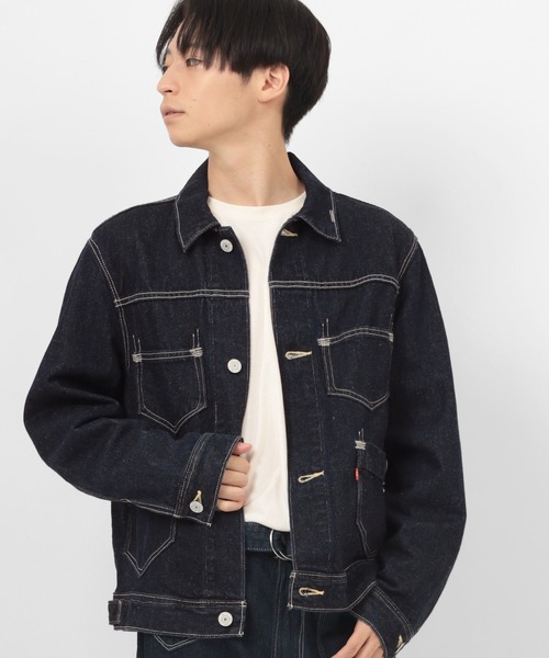 Levi's RED(リーバイスレッド)の「【Levi’s Red/リーバイス レッド】ルーズフィット デニムジャケット/ TRUCKER JACKET(デニムジャケット・メンズ・インディゴブルー・S/M/L)」の11枚目の写真