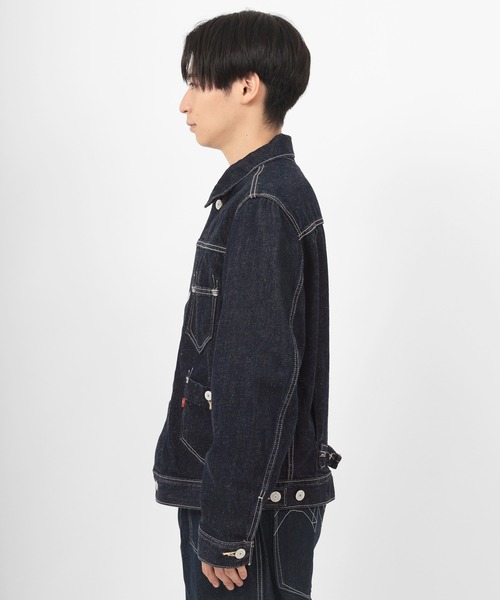 Levi's RED(リーバイスレッド)の「【Levi’s Red/リーバイス レッド】ルーズフィット デニムジャケット/ TRUCKER JACKET(デニムジャケット・メンズ・インディゴブルー・S/M/L)」の9枚目の写真