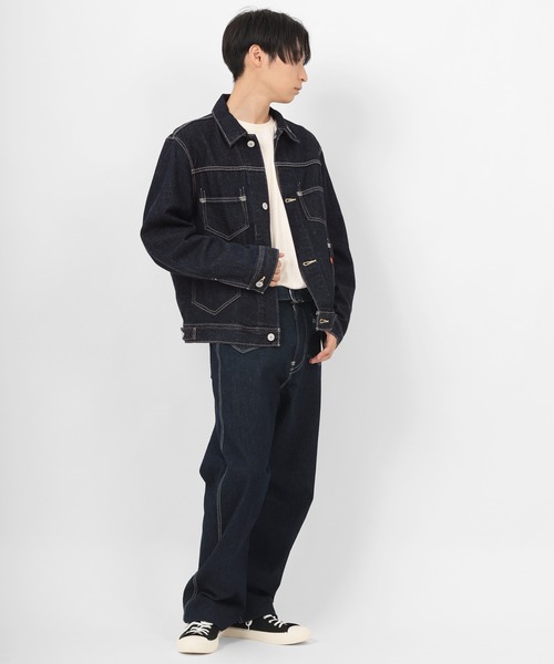 Levi's RED(リーバイスレッド)の「【Levi’s Red/リーバイス レッド】ルーズフィット デニムジャケット/ TRUCKER JACKET(デニムジャケット・メンズ・インディゴブルー・S/M/L)」の15枚目の写真