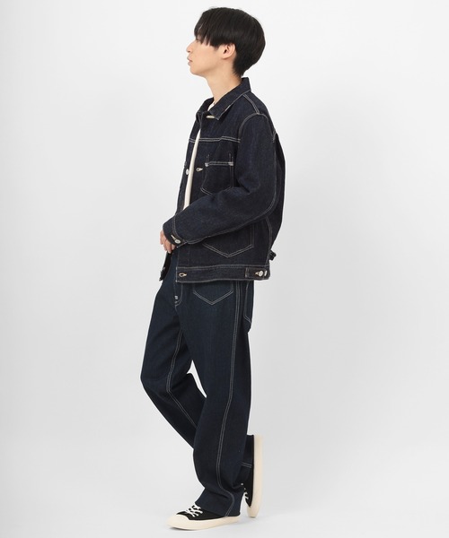 Levi's RED(リーバイスレッド)の「【Levi’s Red/リーバイス レッド】ルーズフィット デニムジャケット/ TRUCKER JACKET(デニムジャケット・メンズ・インディゴブルー・S/M/L)」の13枚目の写真