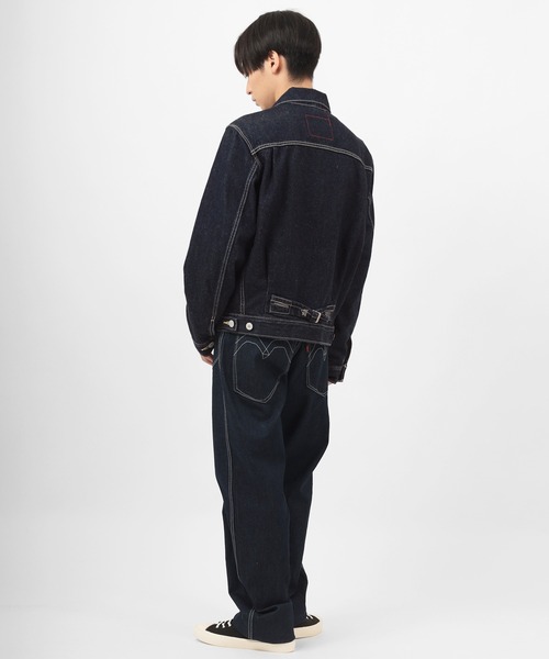 Levi's RED(リーバイスレッド)の「【Levi’s Red/リーバイス レッド】ルーズフィット デニムジャケット/ TRUCKER JACKET(デニムジャケット・メンズ・インディゴブルー・S/M/L)」の17枚目の写真
