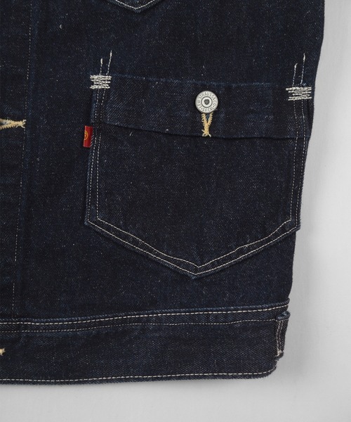 Levi's RED(リーバイスレッド)の「【Levi’s Red/リーバイス レッド】ルーズフィット デニムジャケット/ TRUCKER JACKET(デニムジャケット・メンズ・インディゴブルー・S/M/L)」の12枚目の写真