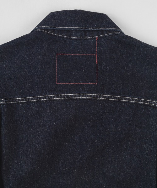 Levi's RED(リーバイスレッド)の「【Levi’s Red/リーバイス レッド】ルーズフィット デニムジャケット/ TRUCKER JACKET(デニムジャケット・メンズ・インディゴブルー・S/M/L)」の14枚目の写真