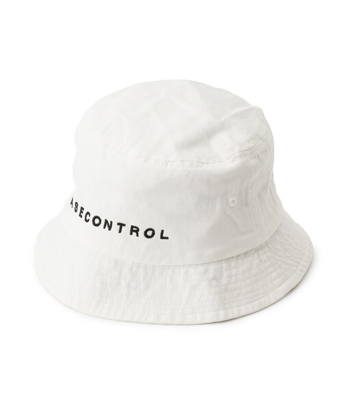 BASECONTROL（ベースコントロール）の「◆ロゴ刺繍 コットンツイル バケットハット（ハット・メンズ・アイボリー/ブラック/ベージュ/ネイビー・99）」の7枚目の写真