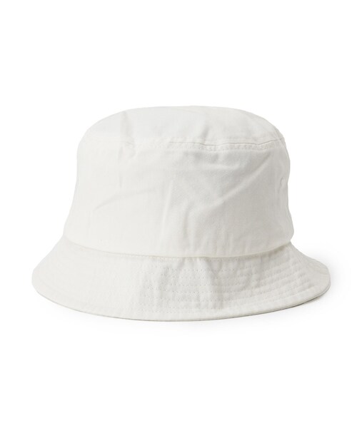 BASECONTROL（ベースコントロール）の「◆ロゴ刺繍 コットンツイル バケットハット（ハット・メンズ・アイボリー/ブラック/ベージュ/ネイビー・99）」の11枚目の写真