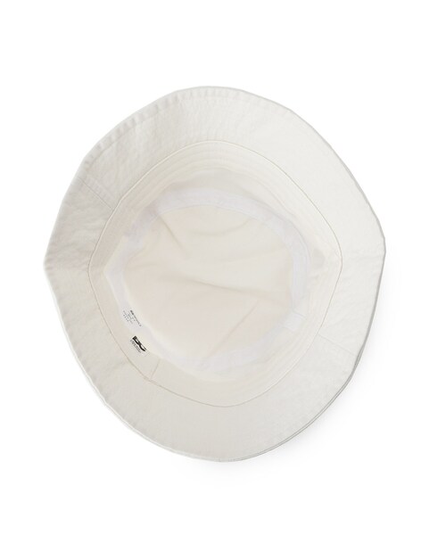 BASECONTROL（ベースコントロール）の「◆ロゴ刺繍 コットンツイル バケットハット（ハット・メンズ・アイボリー/ブラック/ベージュ/ネイビー・99）」の10枚目の写真