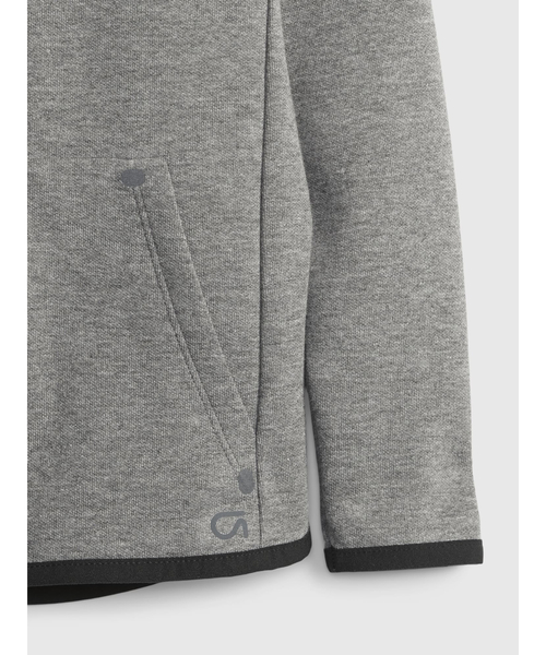 GAP（ギャップ）の「Gapfit フィットテク パーカー (幼児)（パーカー・キッズ・グレー/ネイビー/ブラック/グリーン系カモフラージュ・5 YRS/2 YRS/3 YRS/18-24M/4 YRS/12-18 M）」の6枚目の写真