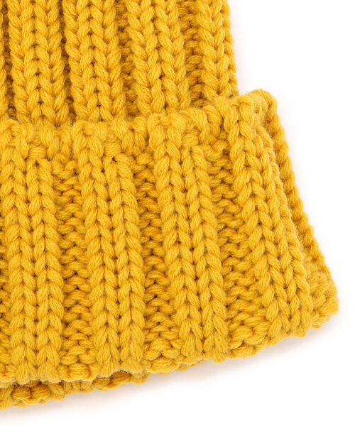 MANASTASH（マナスタッシュ）の「MANASTASH/マナスタッシュ　90's LOGO BEANIE Ⅱ ロゴビーニー/ニットキャップ（ニットキャップ/ビーニー・メンズ・ライトベージュ/タン/ゴールド/ライトブルーグレー/ボルドー/ブラック/ダークオリーブ/インディゴブルー・FREE）」の11枚目の写真