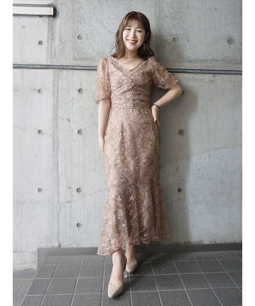 MERCURYDUO（マーキュリーデュオ）の「レースイレヘムマーメイドスカート（スカート・レディース・アイボリー/ブルー/ブラウン・SMALL/MEDIUM）」の5枚目の写真