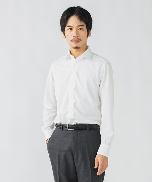 BEAMS HEART（ビームスハート）の「イージーケア セミワイドカラー シャツ【ストレッチ】（シャツ/ブラウス・メンズ・サックスブルー/その他/ホワイト/ブルー/その他1・39/38/37/40/41/42）」の2枚目の写真