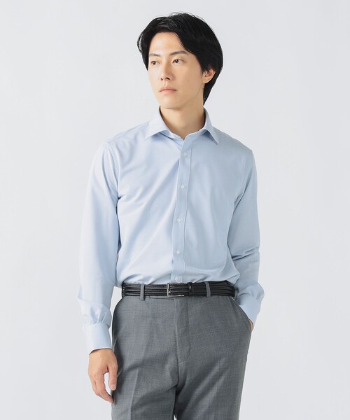 ビームスＦ オリジナルカラミ織ドレスシャツ 白 size39 ２枚セット 美品 ビームスF オリジナルカラミ織ドレスシャツ 白 size39 2枚