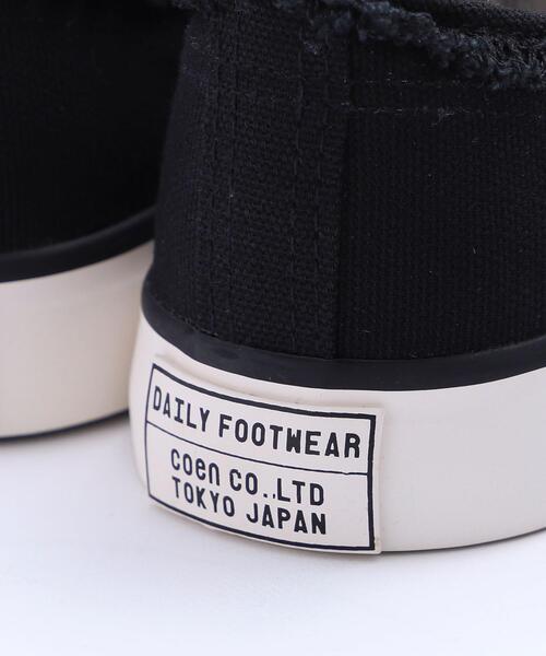 coen(コーエン)の「キャンバススリッポン(スリッポン・レディース・ホワイト/ブラック・XL/S/XS/L/M)」の11枚目の写真