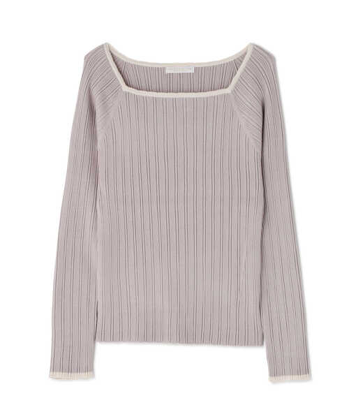 PROPORTION BODY DRESSING(プロポーションボディドレッシング)の「バイカラーランダムリブ / 1211270114(ニット/セーター・レディース・グレー/ダークグレー/ブルー・SMALL/MEDIUM)」の18枚目の写真