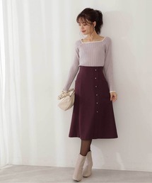 PROPORTION BODY DRESSING | バイカラーランダムリブ / 1211270114(ニット/セーター)