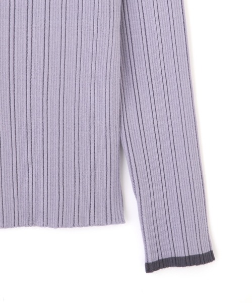 PROPORTION BODY DRESSING(プロポーションボディドレッシング)の「バイカラーランダムリブ / 1211270114(ニット/セーター・レディース・グレー/ダークグレー/ブルー・SMALL/MEDIUM)」の14枚目の写真