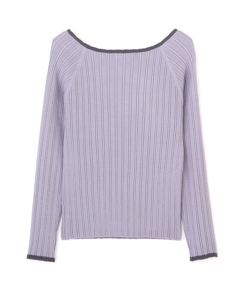 PROPORTION BODY DRESSING(プロポーションボディドレッシング)の「バイカラーランダムリブ / 1211270114(ニット/セーター・レディース・グレー/ダークグレー/ブルー・SMALL/MEDIUM)」の17枚目の写真