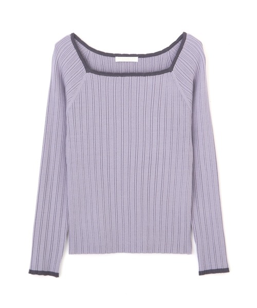 PROPORTION BODY DRESSING(プロポーションボディドレッシング)の「バイカラーランダムリブ / 1211270114(ニット/セーター・レディース・グレー/ダークグレー/ブルー・SMALL/MEDIUM)」の16枚目の写真