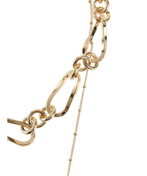 EMODA（エモダ）の「ダブルチェーンネックレス（ネックレス・レディース・シルバー/ゴールド・FREE）」の4枚目の写真