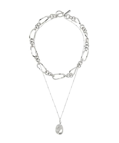 EMODA（エモダ）の「ダブルチェーンネックレス（ネックレス・レディース・シルバー/ゴールド・FREE）」の11枚目の写真