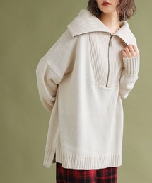 osharewalker | 『セーラーカラーハーフジップニット』(ニット/セーター)