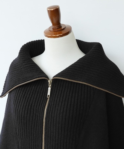 osharewalker（オシャレウォーカー）の「【廃盤】『セーラーカラーハーフジップニット』（ニット/セーター・レディース・ブラック/アイボリー/ブルーパープル/グリーン・FREE）」の22枚目の写真