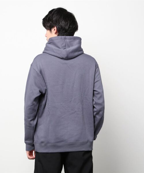 NAVY（ネイビー）の「裏シャギースウェットプルオーバーパーカー（パーカー・メンズ・ブラック/オートミール/グレイッシュベージュ/ブルー・M/XL/L）」の8枚目の写真