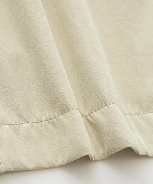 BONLECILL（ボンルシール）の「ボリュームスリーブ ポンチョライクマウンテンパーカー（マウンテンパーカー・レディース・オフホワイト/カーキ/ベージュ/チャコールグレー・FREE）」の7枚目の写真