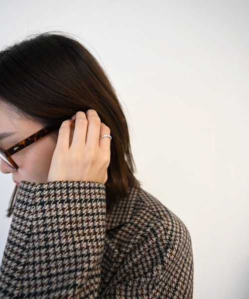 CANAL JEAN（キャナルジーン）の「Dume(デューム) マットフレームダテメガネ（メガネ・レディース・ブラック/ブラウン系その他・ONE SIZE）」の4枚目の写真